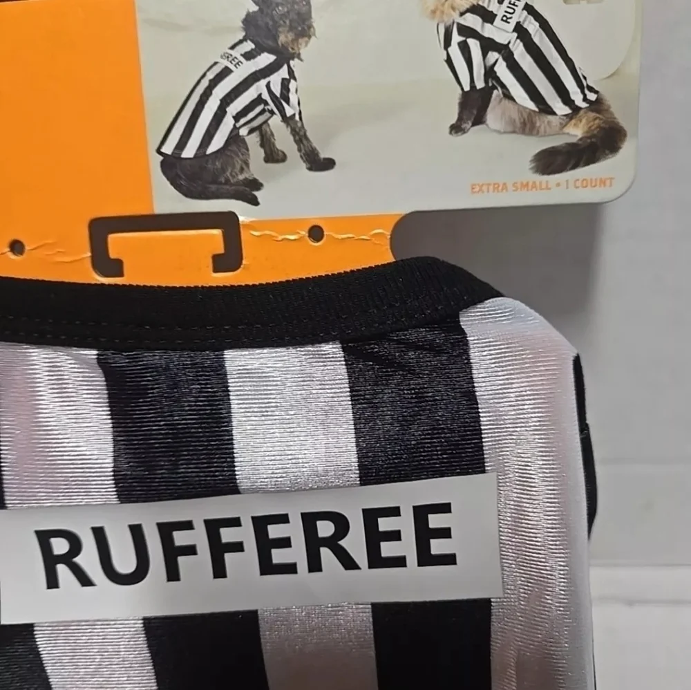 Rufferee Dog and Cat T-Shirt Hyde & EEK! Boutique Size XS Football Refere custom - Picture 2 of 7